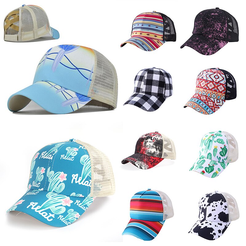 Gedruckt Atmungsaktive Sonnenschutz Baseball Kappe Atmungsaktive Mesh-Cap Sommer UK Baseball Mütze rennen hut running cap