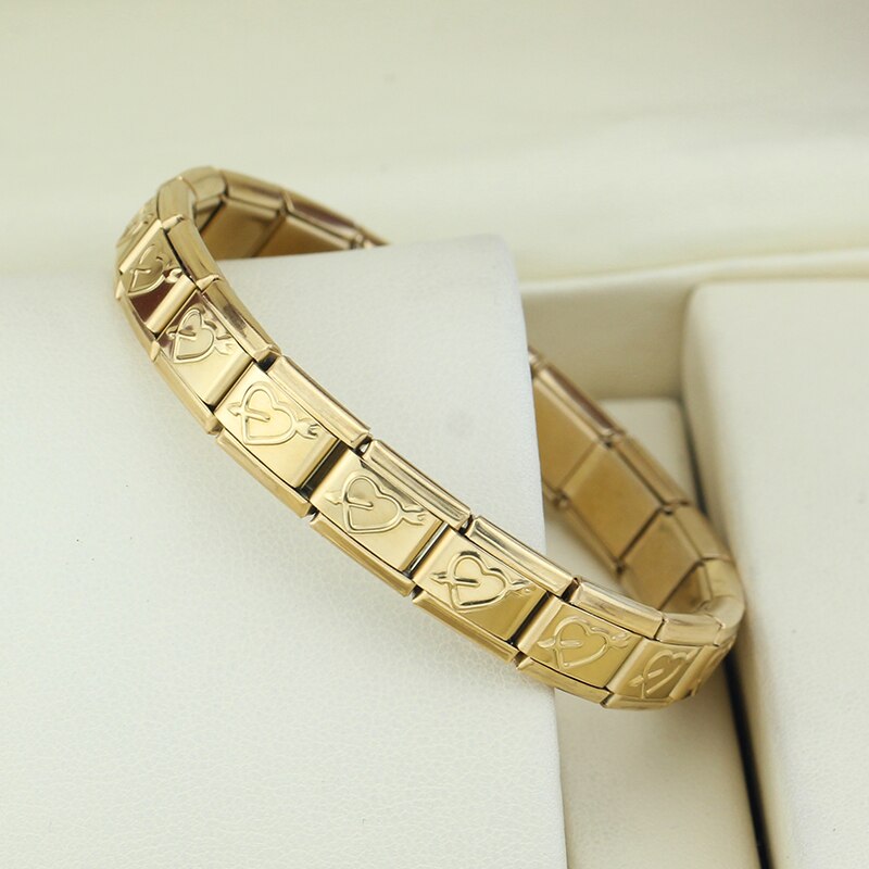 Hapiship Armband - 9mm Breed - Roestvrij Staal Bangle - Klassieke Stijl - voor Dames & Meisjes