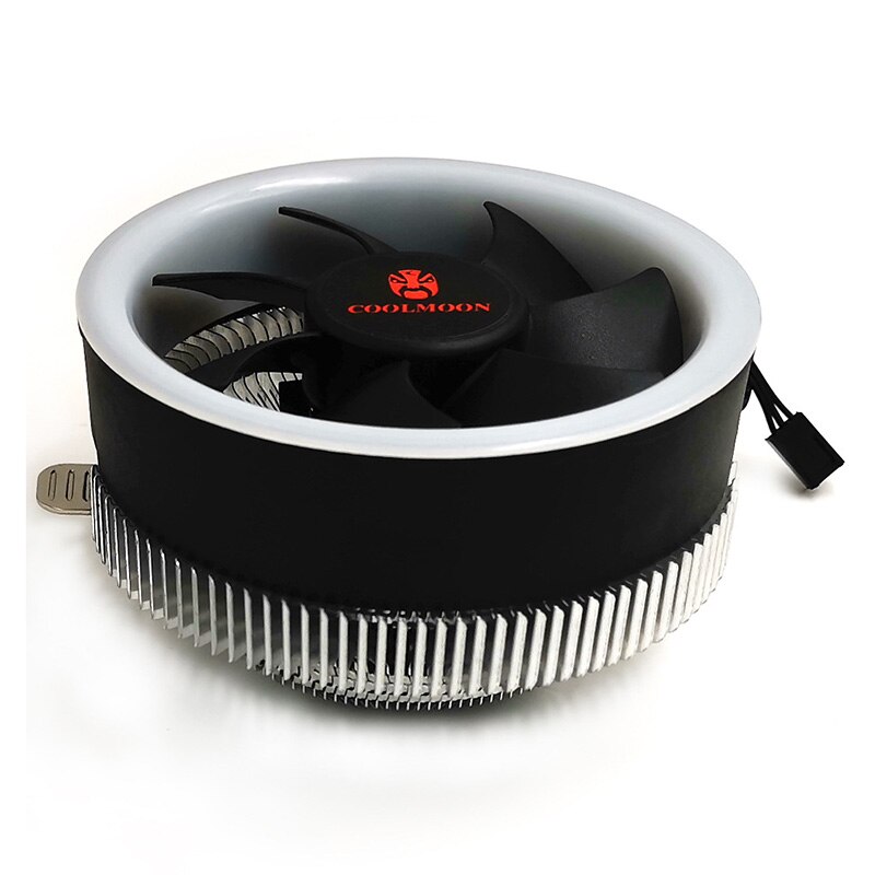 3 Pin RGB CPU Cooler CPU Cooler Cooling Radiator Fan for Intel LGA 1150 1155 1156 775 1366 AMD AM2 AM2+ AM3 AM3+ AM4