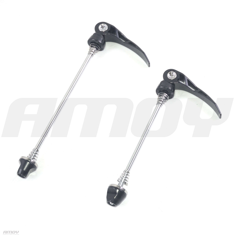 1 Pair Bicycle Skewers Ultralight Quick Release for MTB Road Bike Novatec QR: Black