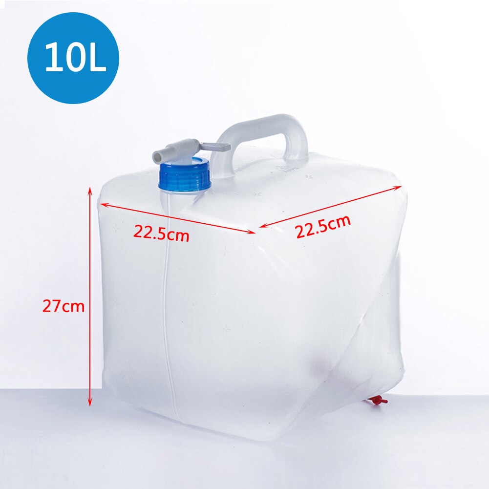 5/10/15/20L Vouwen Camping Draagbare Waterzak Voertuig Gemonteerde Water Emmer Outdoor Opvouwbare Water containers Water Fles: 10L