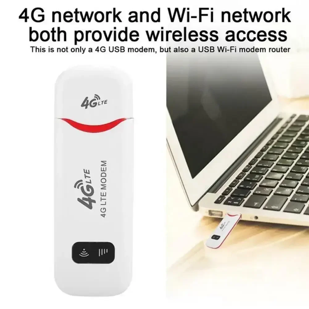 4G LTE Wireless USB Dongle Mobile Broadband 150Mbps Modem Stick 4G Sim Card Wireless Router Home Office Wireless WiFi Adapter