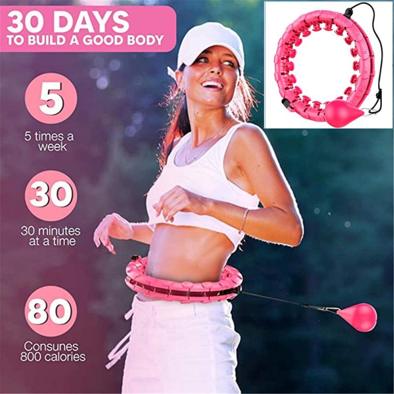 Cerceau de Fitness pour le Yoga à domicile, cerceau mince pour réduire la graisse du ventre, ne jamais tomber filet intelligent détachable, cerceau de Massage pour célébrités