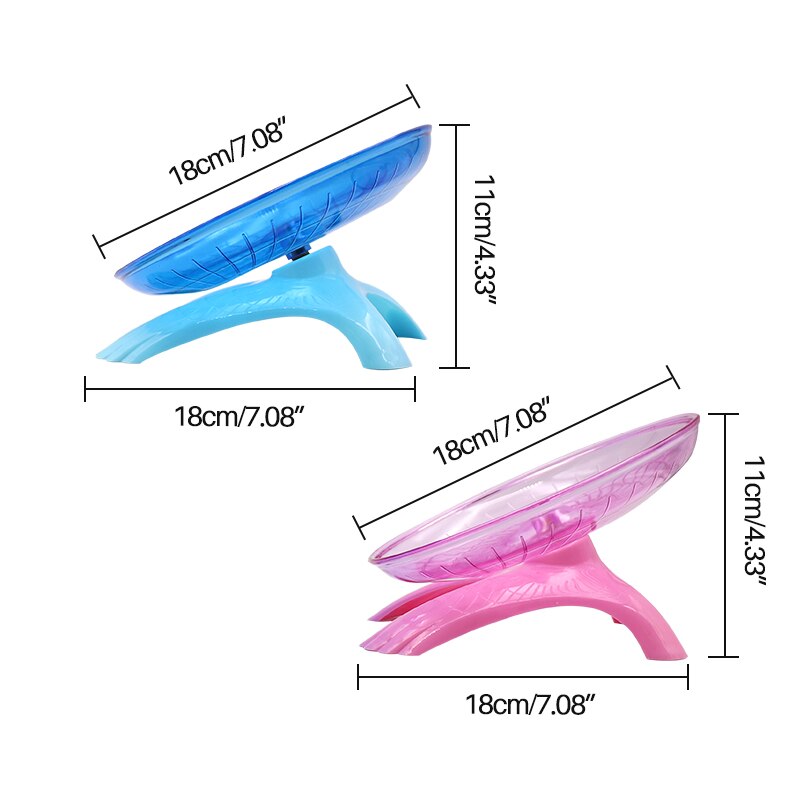 1PCS Pet Exercise Wheel Small Pets Guinea Pig Hamster Wheel Removable Mute Hamster Flying Saucer Pet Hamster Toy Accessories