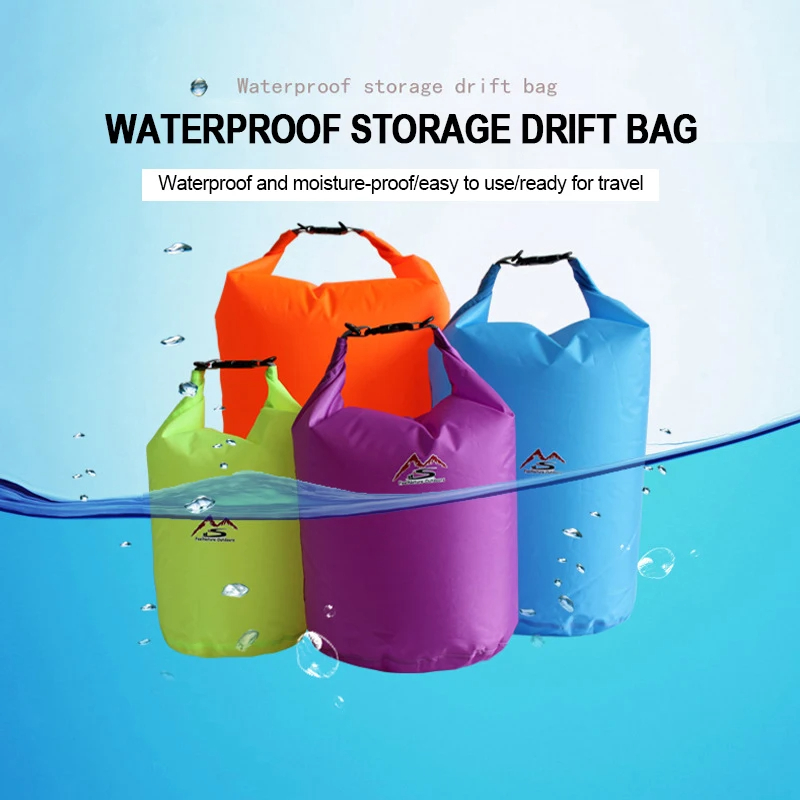Waterdichte Opslag Drift Bag 5L10L20L40L70L Hoge Capaciteit Waterdichte Dry Bag Sack Voor Varen Vissen Raften Trekking Zwemmen