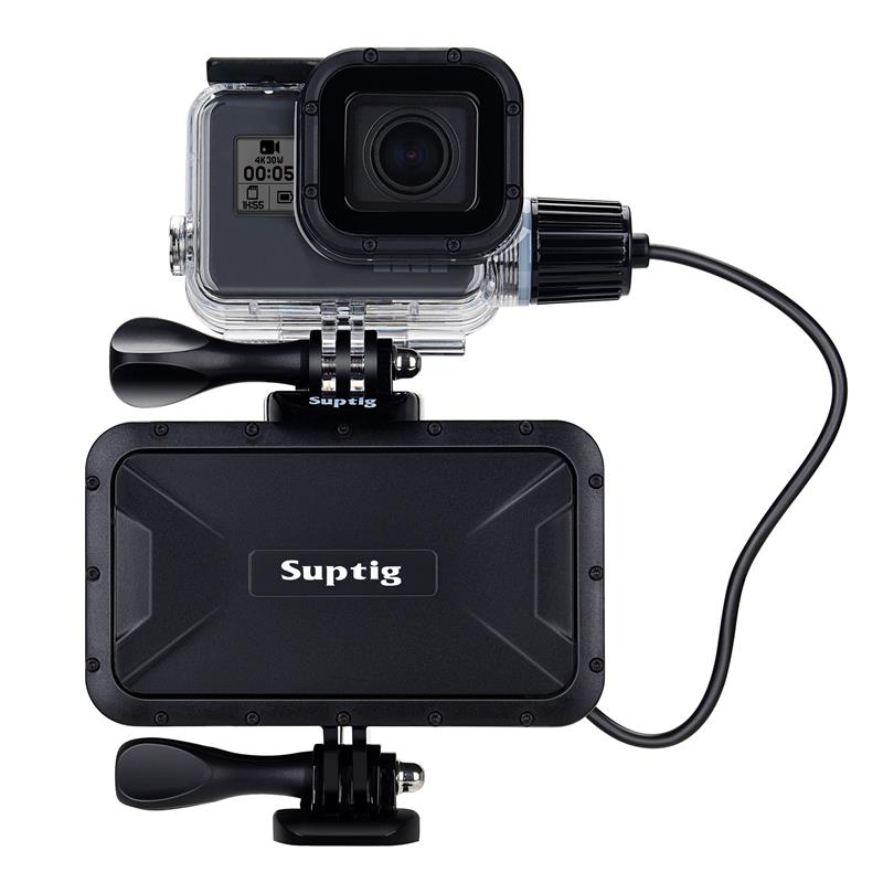 Suptig – chargeur de batterie 7800mAh, boîtier étanche pour caméra GoPro Hero 10/9/8/7/5/4/3 +/3 Action