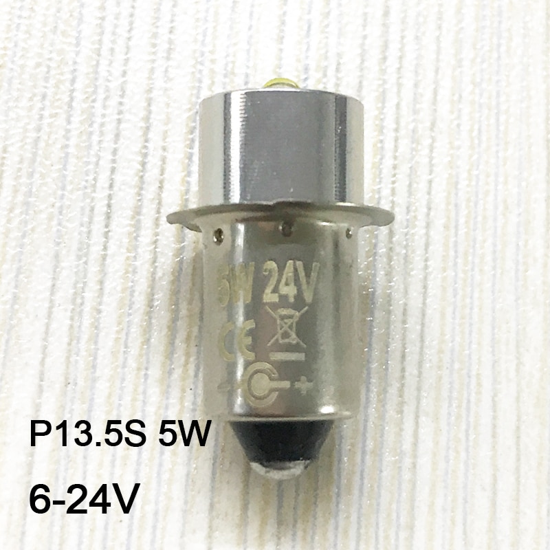 2 stk / mye  p13.5s lommelyktpære 0.5w 1w 5w nødpærer 3v 4.5v 6v ledet pære erstatning lommelyktpære