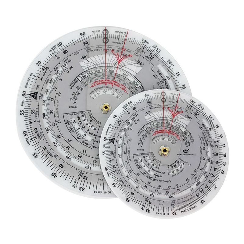 E6B Aviation Round Shape Circular Vector Flight Measuring Computer Calculator