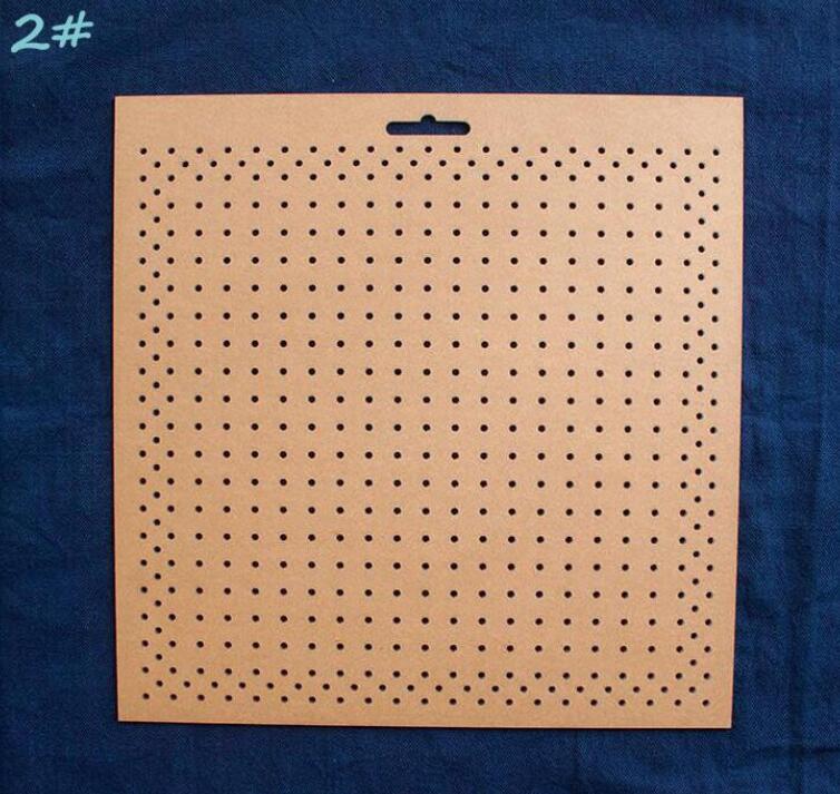 Transparent Big Size Acrylic Template for Cushion Pattern DIY Sewing Sashiko Embroidery Patchwork Pressure Line Template S0007H: NO.2