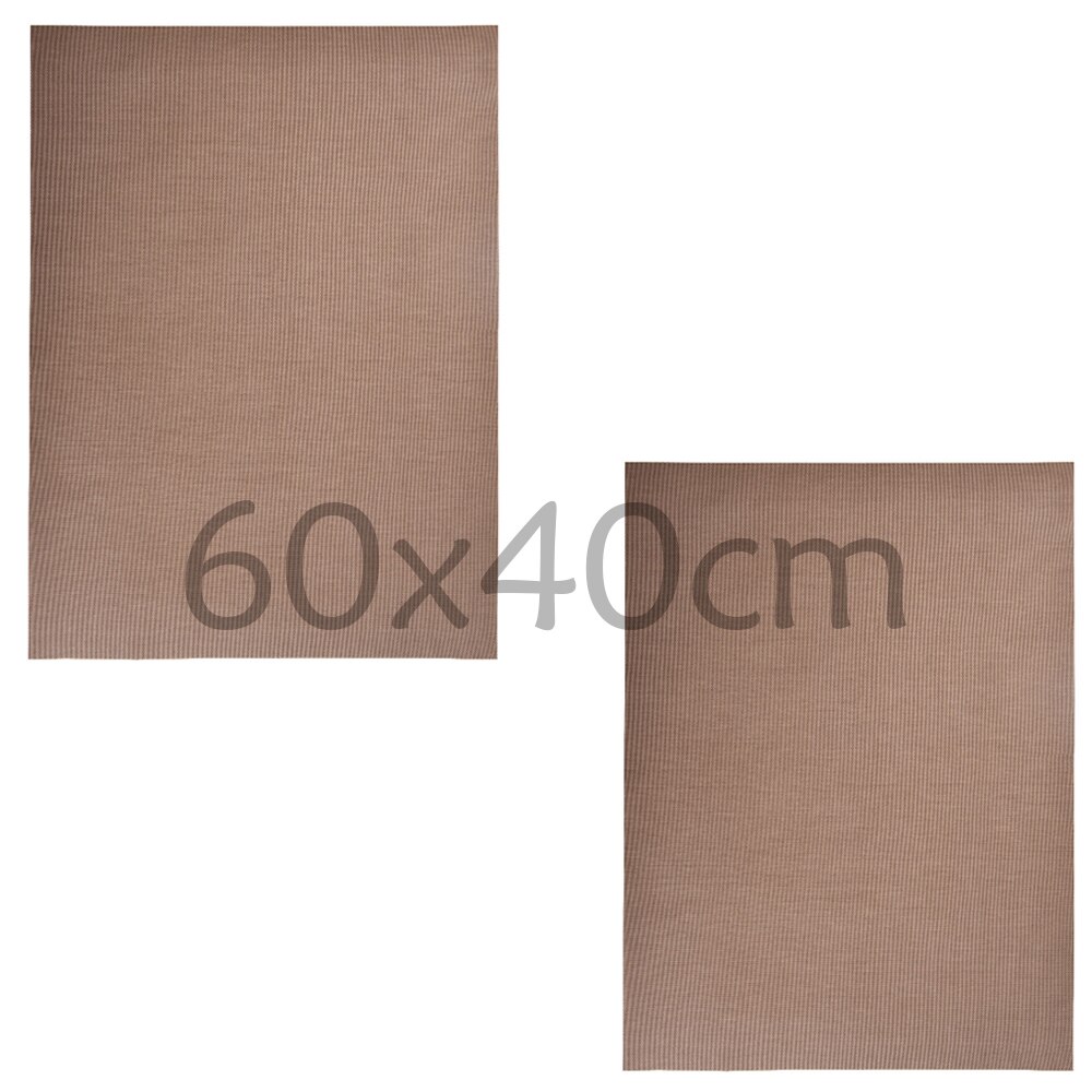 30/40/60Cm Reusable Baking Mat Sheet Heat Resistant Oil-Proof Paper Baking Oven Pad Non-Stick Oil Paper Kitchen Baking Bbq Tool: 2PCS 60x40cm Square