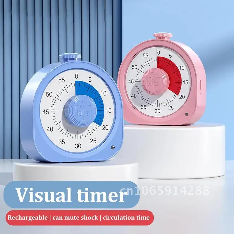 Visuel timer til børn 2 in 1 børneur 60 arbejde visuel skole studietimer nedtælling børneværktøj eller timer til hjemmet minut
