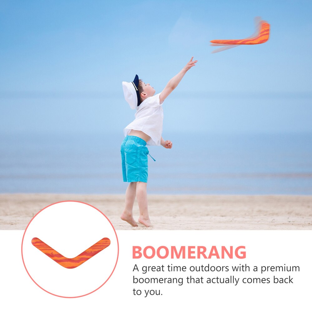 1Pc Terugkerende Driehoek Boomerang Familie Outdoor Sport Funny Kinderen