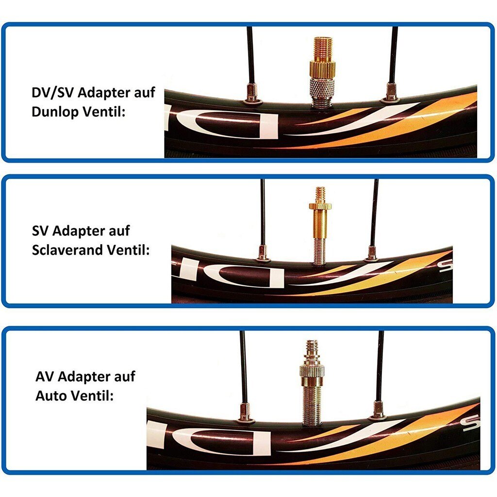 15 stk cykelventil adapter reparation cykelværktøj pumpe adapter kuglepumpe pumpe nål dyse adapter sæt reservedele