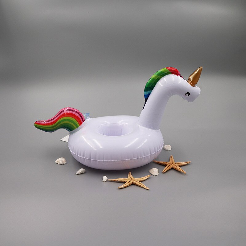 33*18 centimetri Gonfiabile unicorno sottobicchiere Giocattoli per I Bambini Adulti Forniture Spiaggia Divertimento tutto'aria Aperta Piscina di Nuotata Giocattoli spiaggia festa proprietà Giocattolo