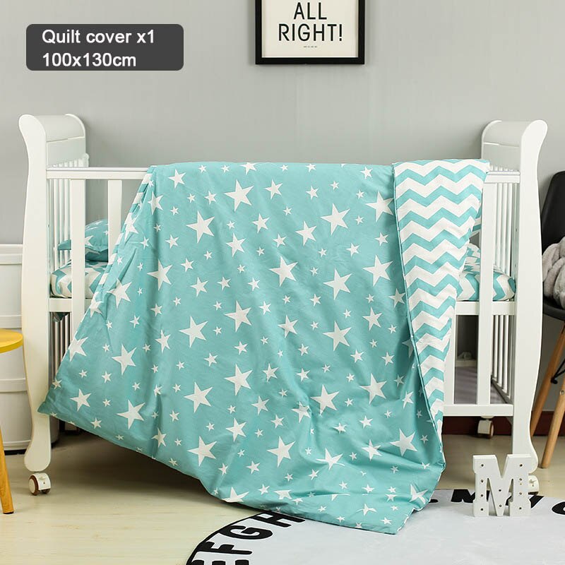 1pcs Baby Dekbedovertrek 130*100cm Cartoon Plaid Cover Pad Dots Dieren Milieubescherming Baby Beddengoed Ademend zachte: Donker Kaki