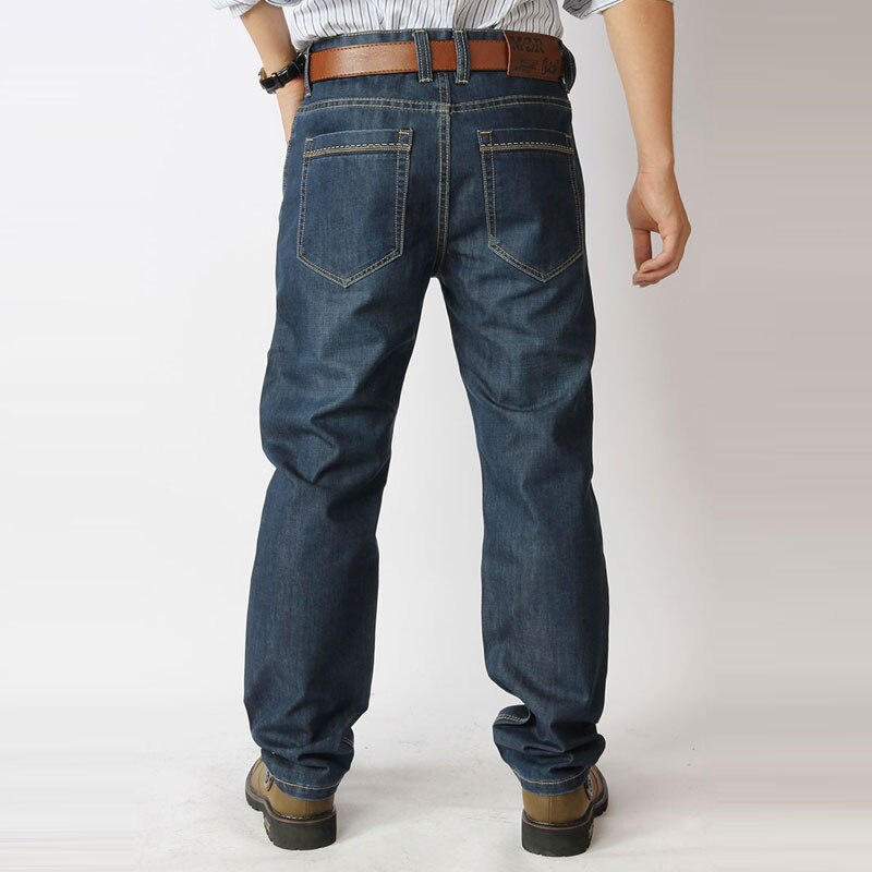 Europa och usa trend höst lös hip hop jeans i stor storlek herr jeans med stor ficka mer storlek 30-46 48 50