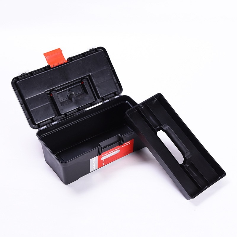 Boîte à outils Portable de 12.5 pouces, pour les composants d&#39;outils, les nécessités quotidiennes, boîte d&#39;électricien menuiserie, boîtier de pièces de quincaillerie domestique