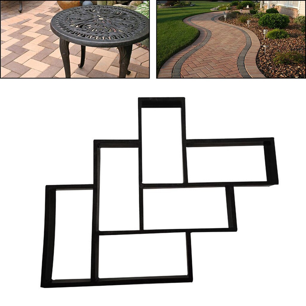 Tuin Patio Lopen Maker Stepping Steen Beton Bestrating Mold Yard Path Oprit Maker