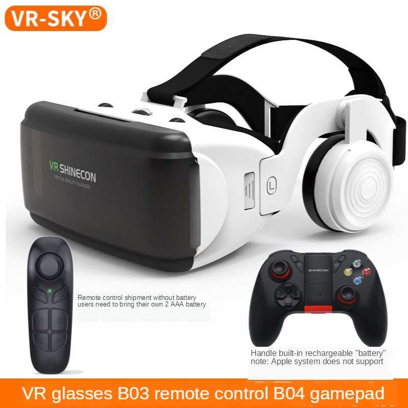 Virtual Reality Vr Oogafstand Lens Aanpassing Meerdere Compatibiliteit Meeslepende Game-ervaring 3D Bril: white119