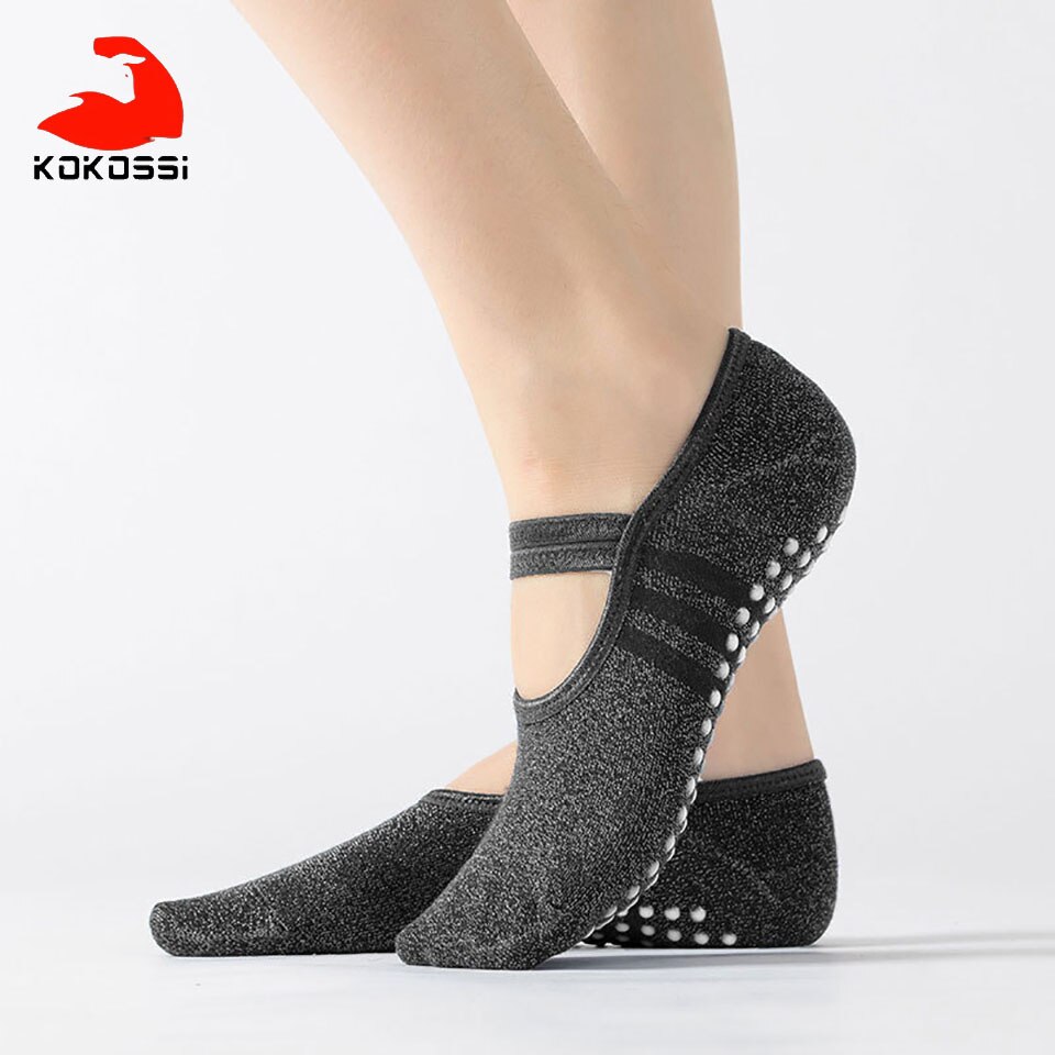 Kokostisse yoga-socken aus leuchtender seide mit schnürung, atmungsaktive baumwolle, hautfreundliche tanzsocken, rutschfest, pvc-frei, fusselfrei: 01