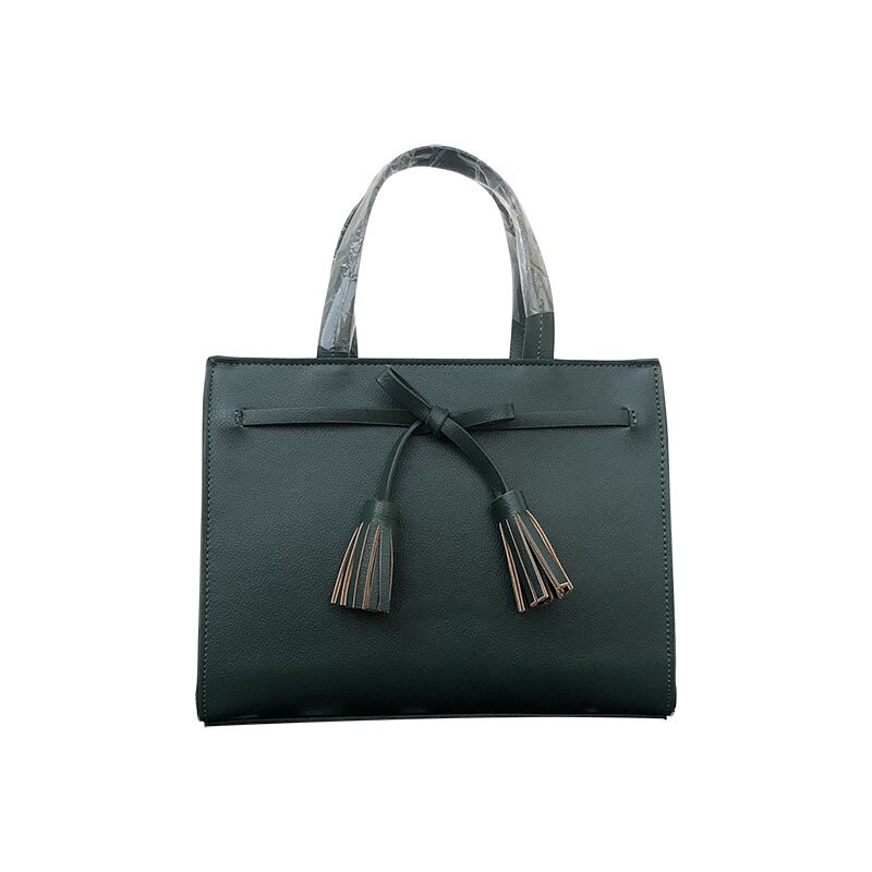 Gaohe europeu e americano bolsa de comércio exterior bolsa feminina outono e inverno nova fronteira bolsa borla arco pequeno quadrado ba