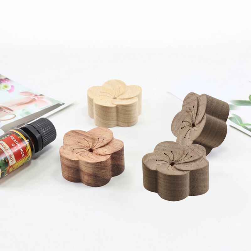 Herbruikbare vaste hout essentiële olie diffuser bal natuurlijke