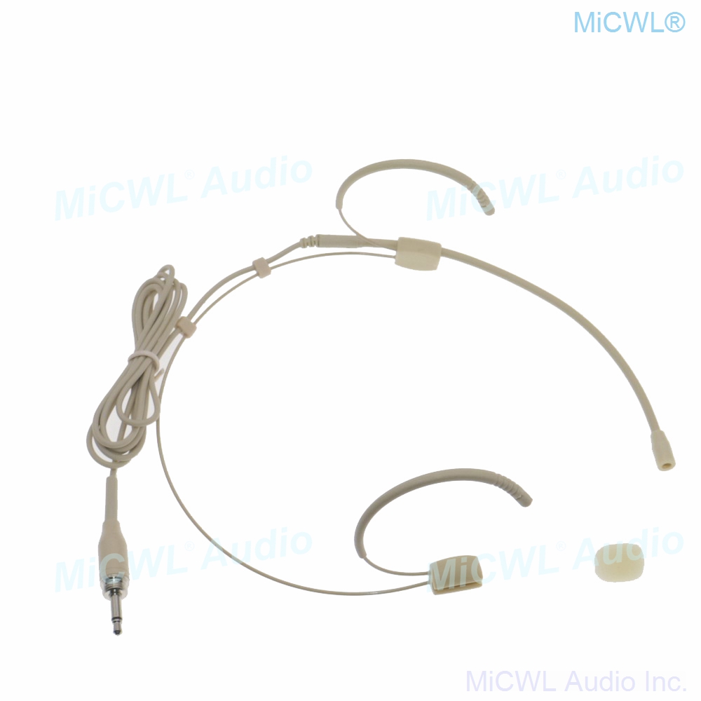 Omni Wireless Headset Microphone with 3.5mm Jack Lock Plug for PC Laptop Camera MiCWL A62