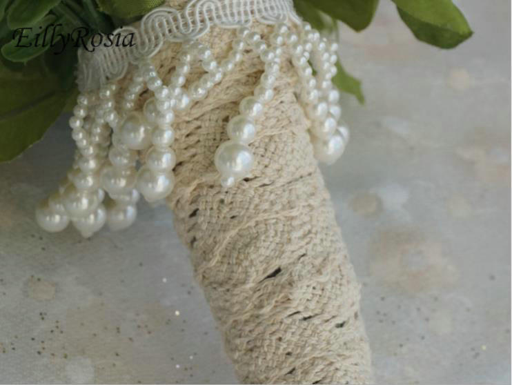 Weiß Braut Strauß Calla Lilie Kaskade Strauß Land Hochzeit Blumen Künstliche Elegante Wasserfall Brautjungfer Strauß