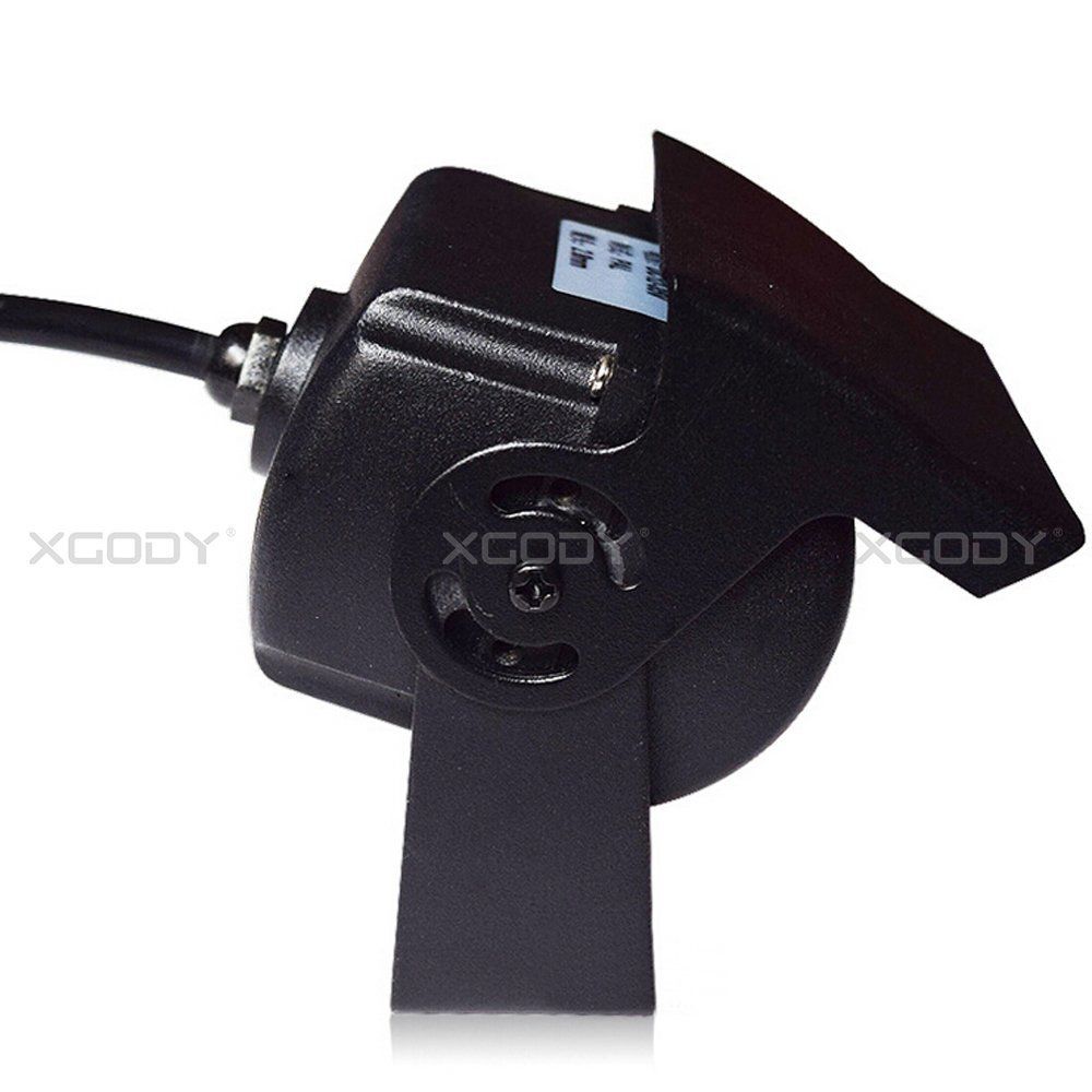 Cámara de vista trasera del camión XGODY 10m cámara de visión trasera de cable Led 12V 2,5mm 120 cámara de marcha atrás de ángulo para navegación GPS con Bluetooth AVIN