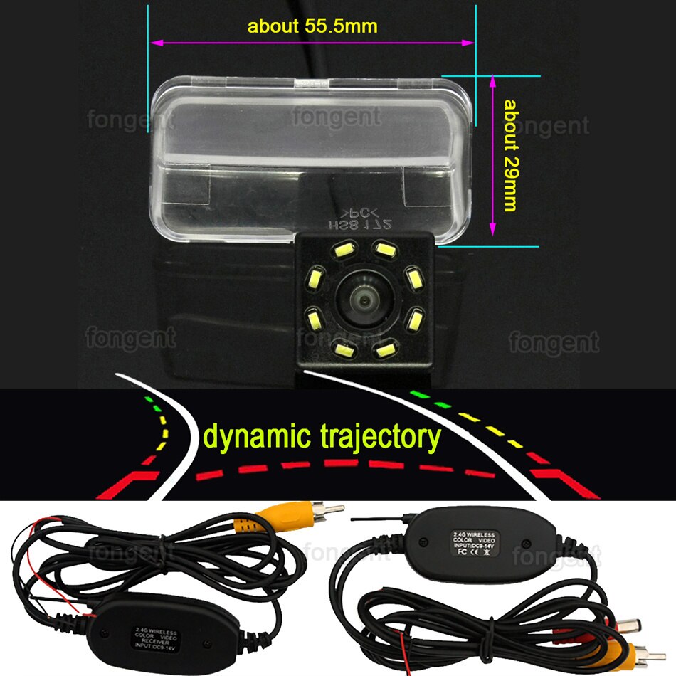 Auto Ccd Fish Eye Backup Achteruitrijcamera Achteruit Inparkeren Camera Voor Peugeot 206 207 307 407 Sedan Toyota Camry Verso Vios