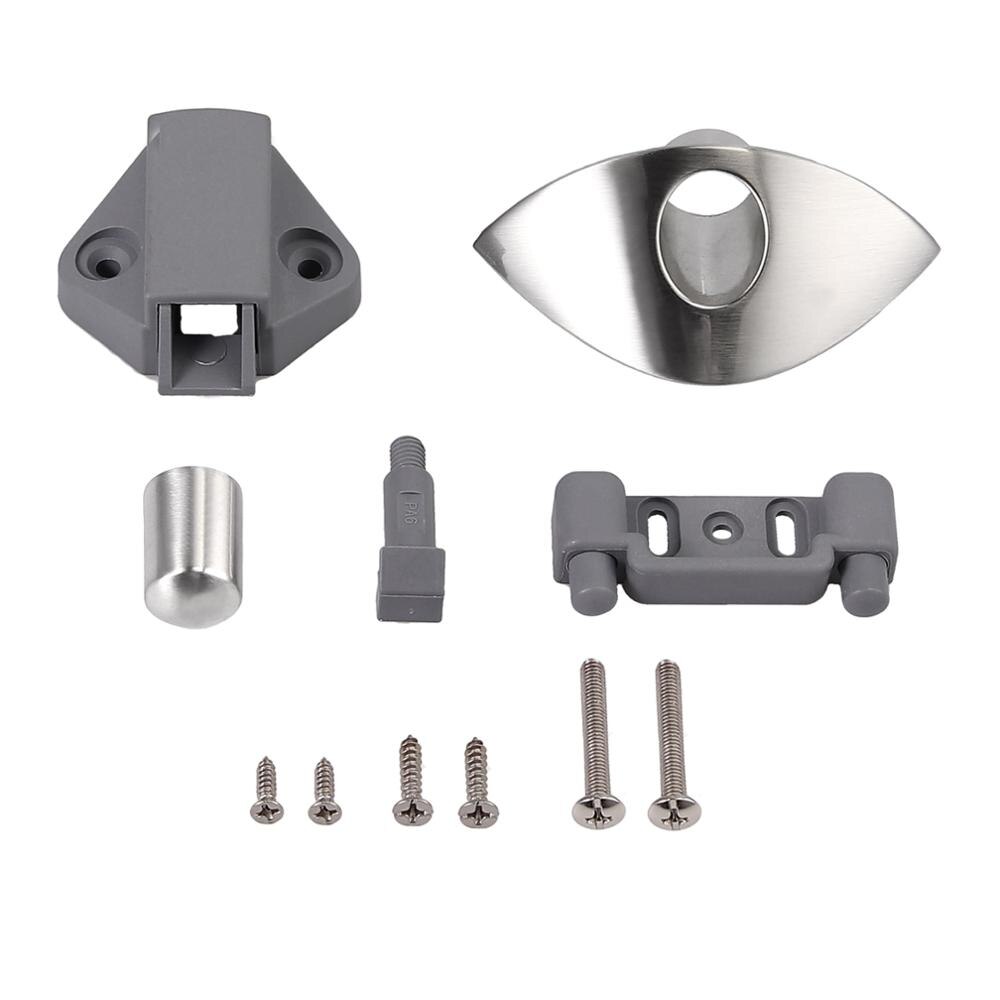 Justech Half Moon Push Latch Knob Lock For RV Caravan Yacht Car Boat Drawer Motorhome Catch Lock