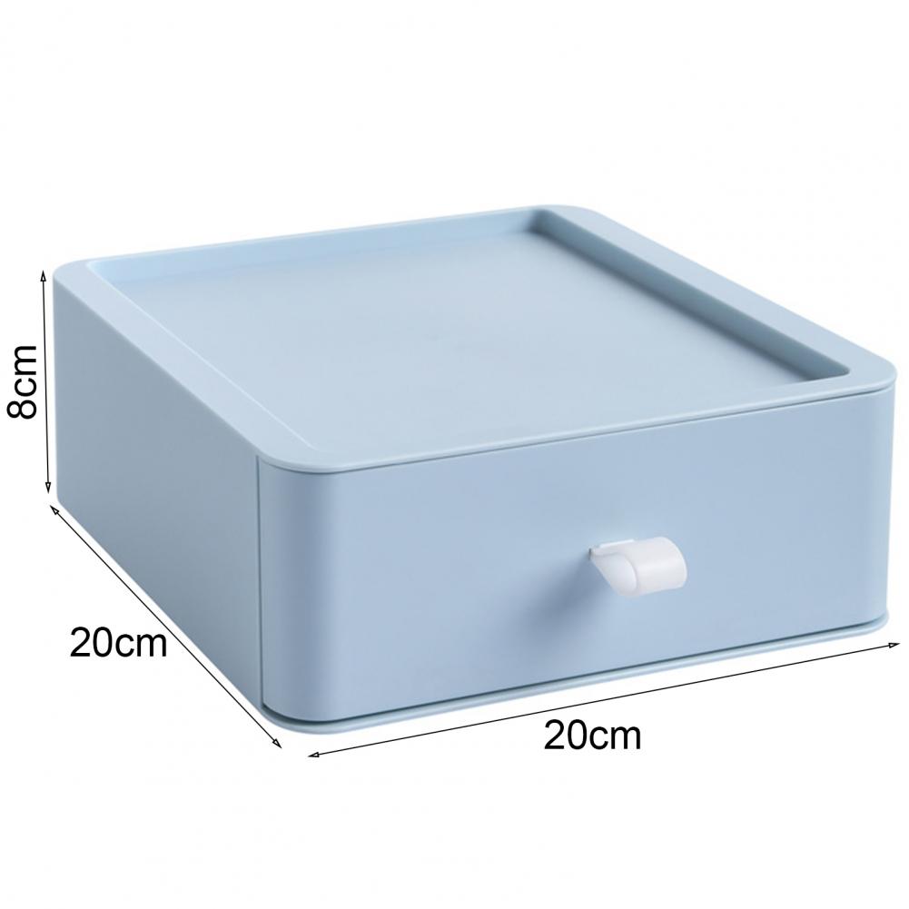 Small Storage Drawer Stackable Top Desktop Organizer Boxes Stationery Storage Rack Makeup Organizer Office Accessories