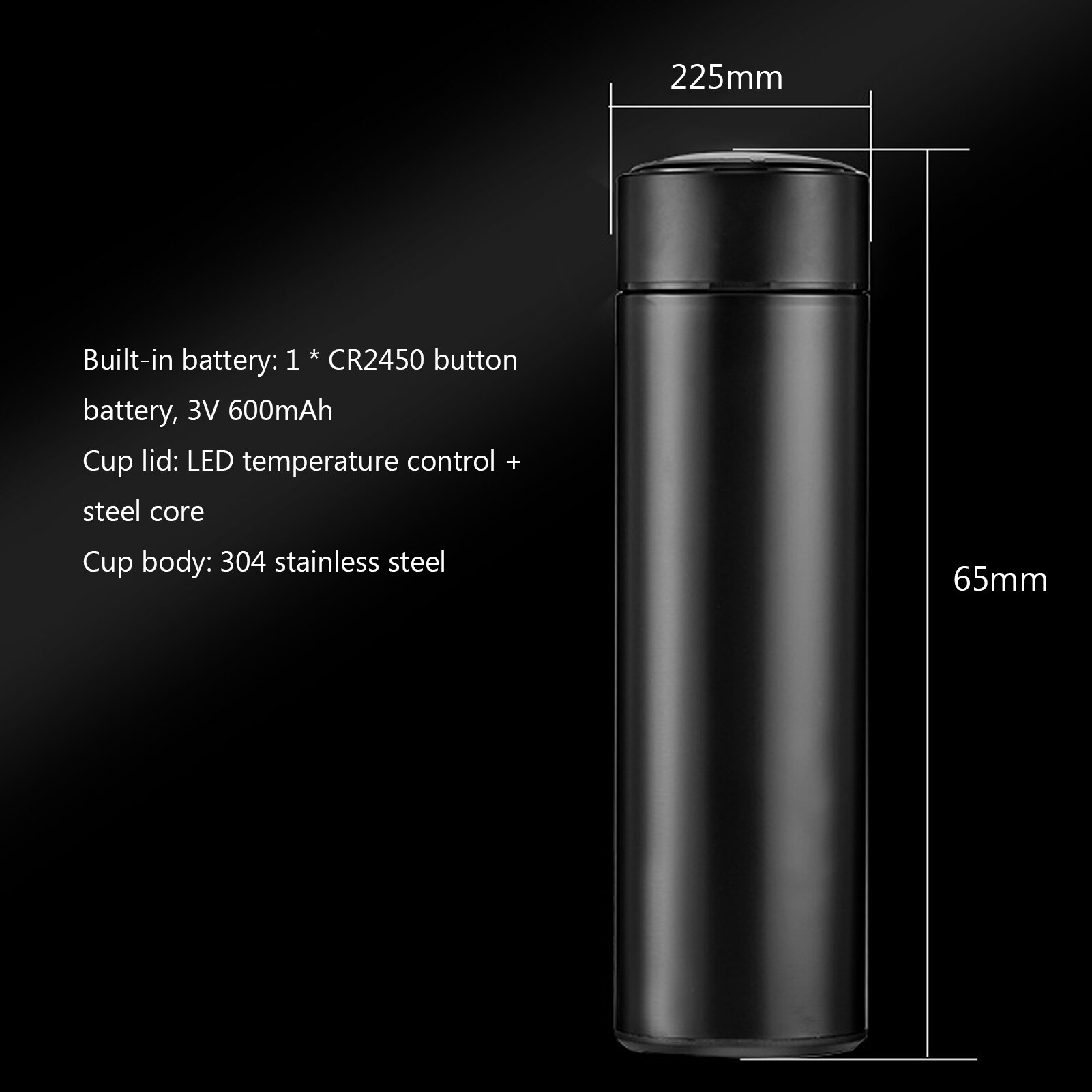 Intelligent Stainless Steel Thermos Bottle Cup Temperature Display Vacuum Flasks Travel Car Soup Coffee Mug Thermos Water Bottle