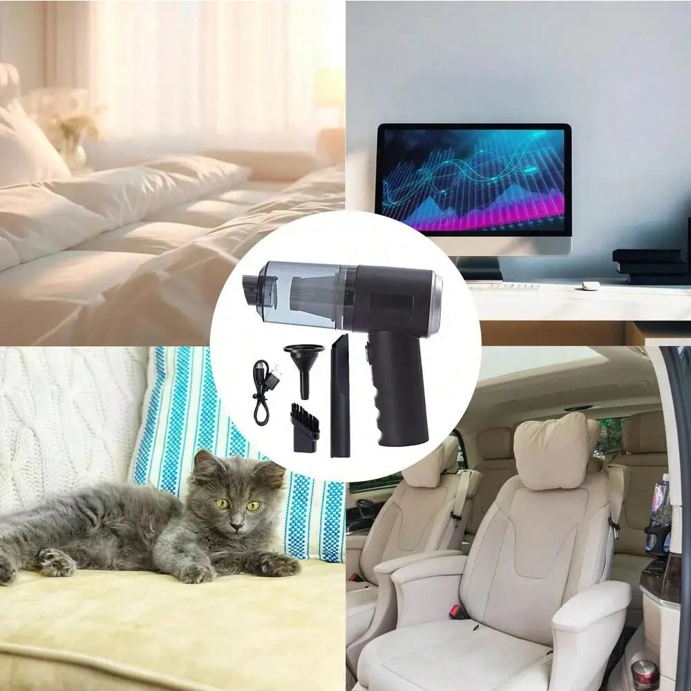 Kombinationsstaubsauger, USB-Aufladung, Auto, Haushaltsstaubsauger, kleines Auto mit vollautomatischer, leistungsstarker, leistungsstarker Reinigung