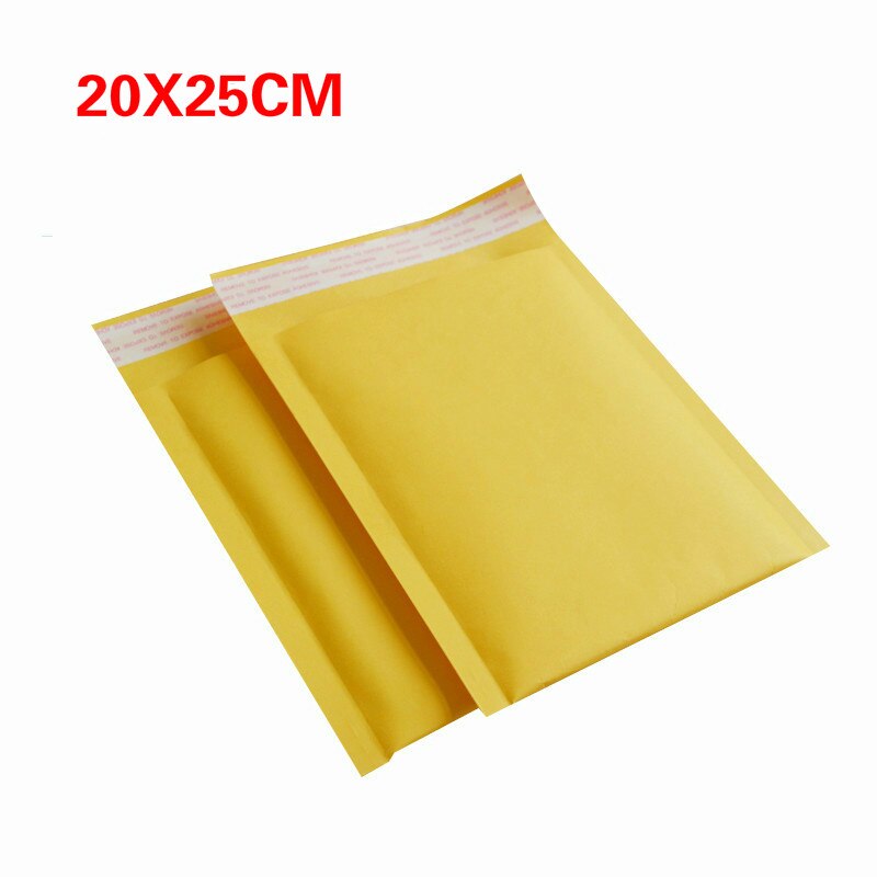 Bubble Envelopes Bags Mailers Padded Envelope Kraft Paper Bubble Mailing Packaging Bag Wrap Storage 10pcs 20*25cm