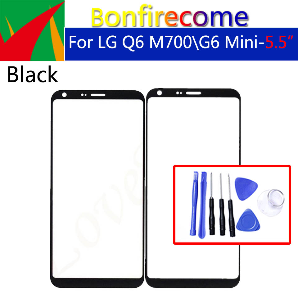 5.5 "Touchscreen per LG Q6 M700A Q6A M700N Lcd Frontale Dello Schermo di Tocco Esterno Obiettivo di Vetro per G6 Mini Anteriore pannello di Ricambio
