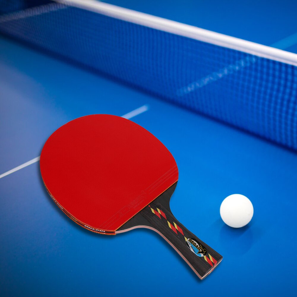 Table Tennis Racket Long Handle Ping Pong Bat Ping Pong Racket Set Training Accessories Racquet Bundle Kit with Bag