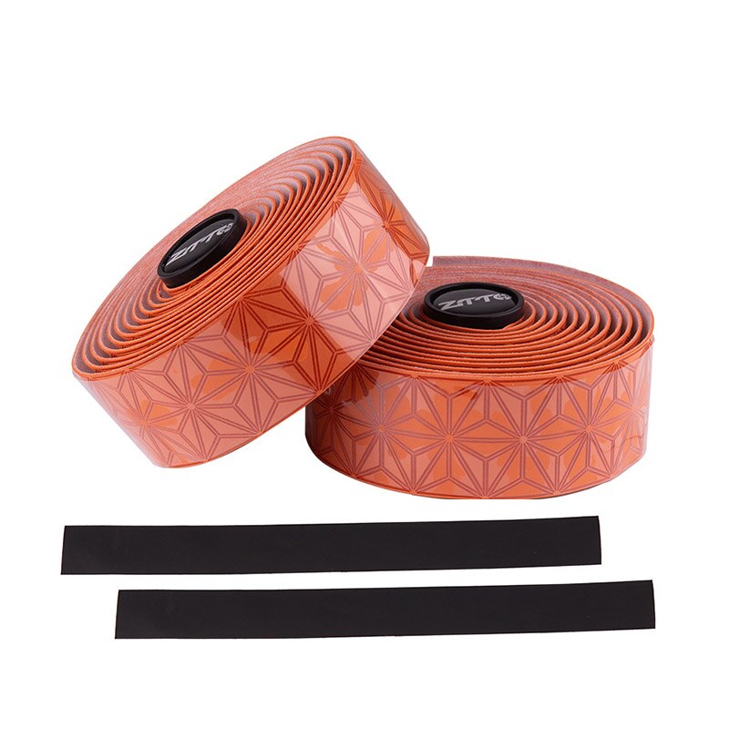 Officiële Authentieke Fietsstuur Bandjes Pu Antislip Fietsstuur Tape Stretch Eva Fietsen Racefiets Accessoires: orange