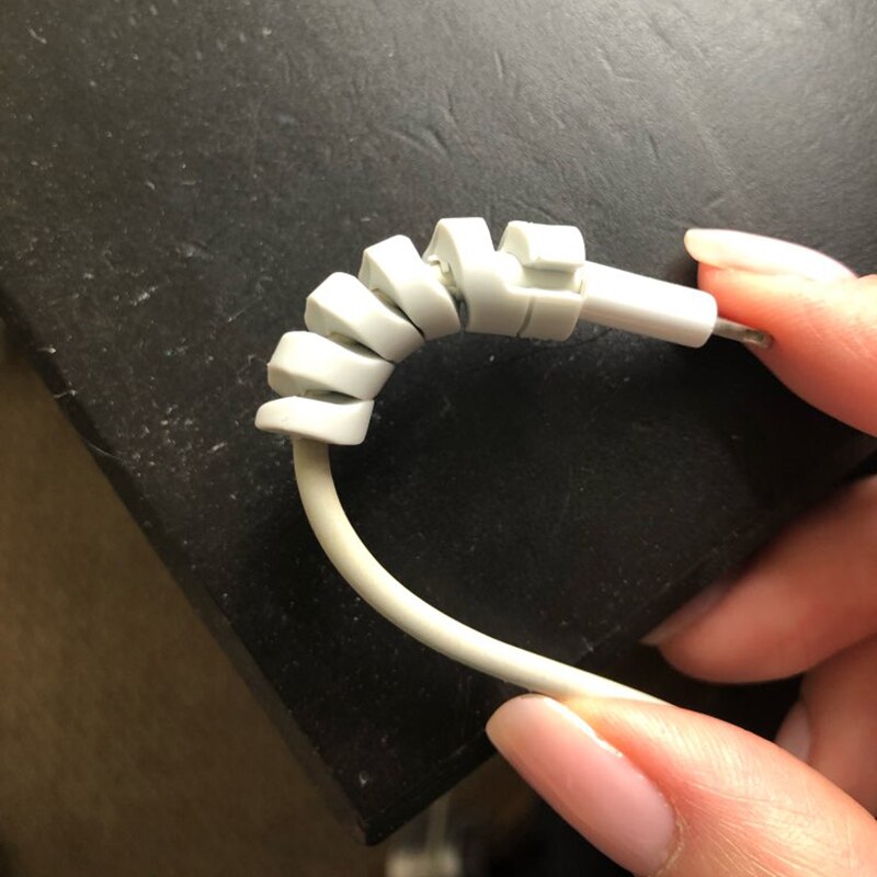 Wire oplot na kable klip kabel do ładowarki Protector do telefonów uchwyt na kabel USB zarządzanie kablami organizer do kabli do myszy słuchawki