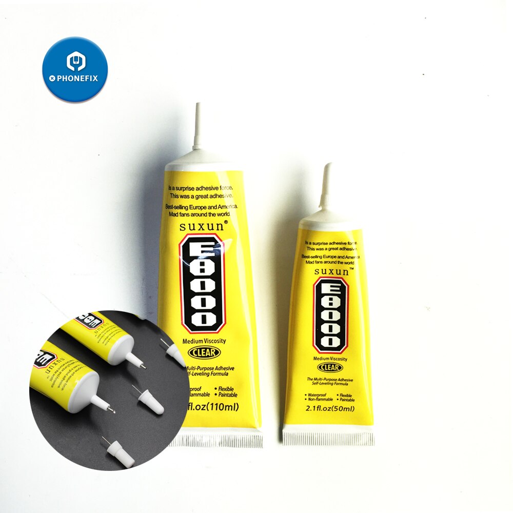 Adhesive B7000 E8000 T7000 T8000 Transparent Black Clear Liquid Glue 15 50 110ml LCD Display Frame Glue For Phone Screen Bonding