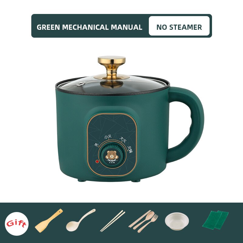 220V 1.8L Cute Mini Smart Appointment Rice Cooker Household Single Kitchen Pot Small Appliances: A / UK