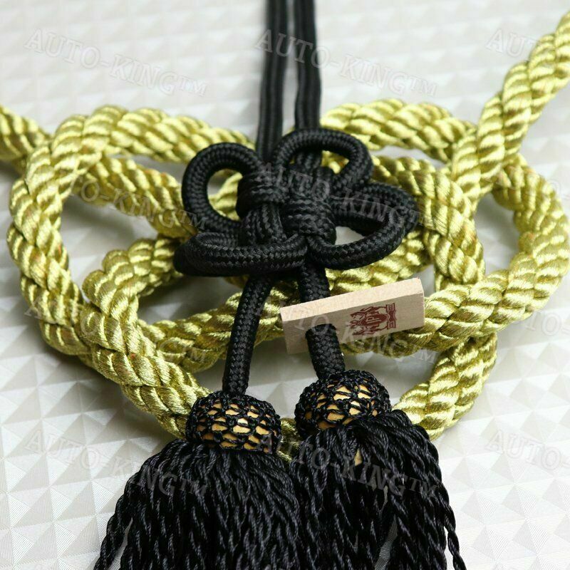 VIP Style Charm Junction Produce JDM Fusa White Kiku JP Knot Kin Tsuna Rope