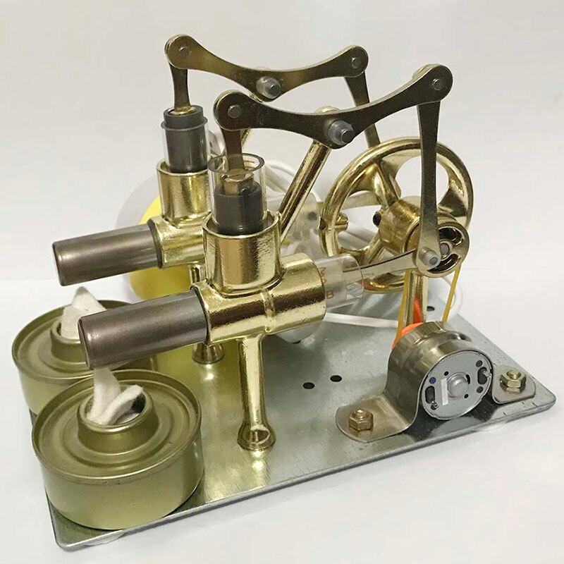 Balanse stirling motor miniatyr modell dampkraft teknologi vitenskapelig kraftproduksjon eksperimentelt leketøy: B -2