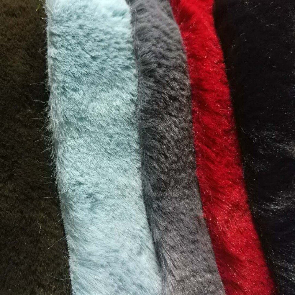 90 cm * 160 cm 10 MM Hight Faux konijn haar hoogwaardige pluche faux fur stof voor winterjas faux konijn haar doek tissue voor DIY