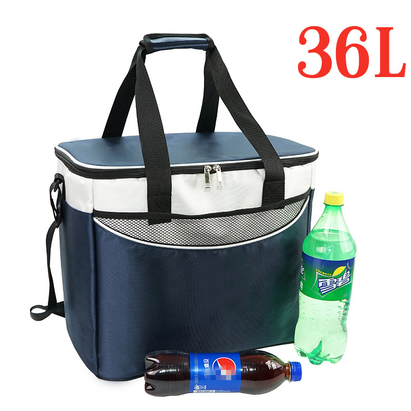 36L Cooler Bag Car Ice Pack Picnic Large Cooler Bags 3 Colors Insulation Package Thermo ThermaBag Refrigerator