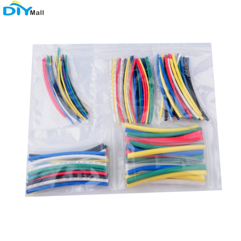 RCmall 2:1 Heat Shrink Tubing Wrap Electrical Cable Sleeving Wire Kit DIY0054