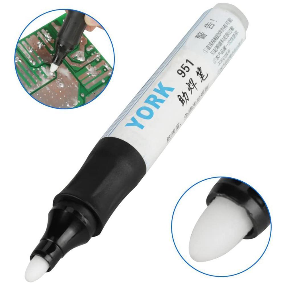 10ml 951 Soldering Flux Pen Non-clean Low-solids Soldering Rosin Flux Pen For Soldering Solar Panel DIY Power Panel Lead-free
