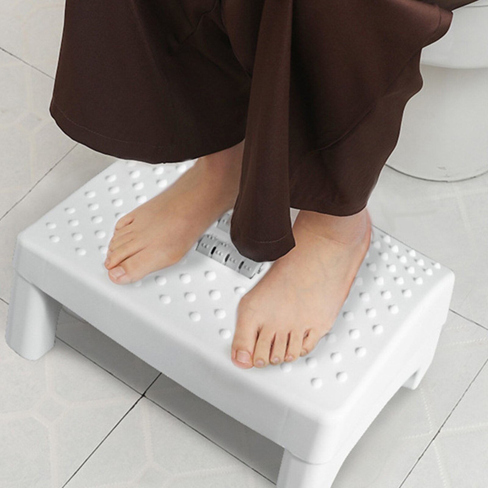 Voetsteun Met Massage Oppervlak Ergonomische Voet Kruk Onder Bureau Voetenbanken Met Antislip Benen Positie Verstelbare Voor Thuis werk