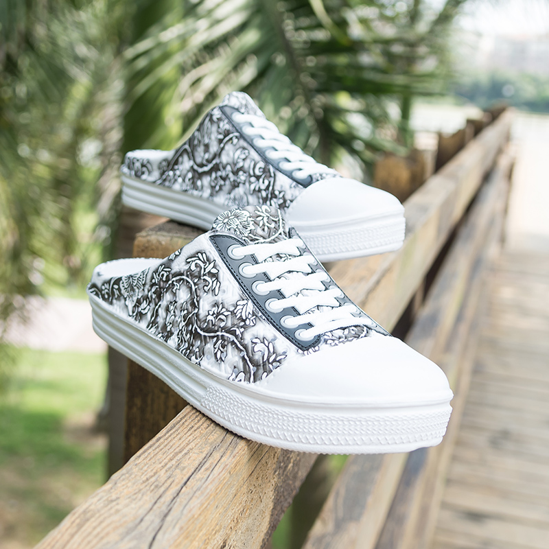 Original Klassische verstopft Garten kippen-Flops Wasser Schuhe Frauen Sommer Strand Aqua Slipper draussen Schwimmen Sandale Multi-Grafik Schuhe