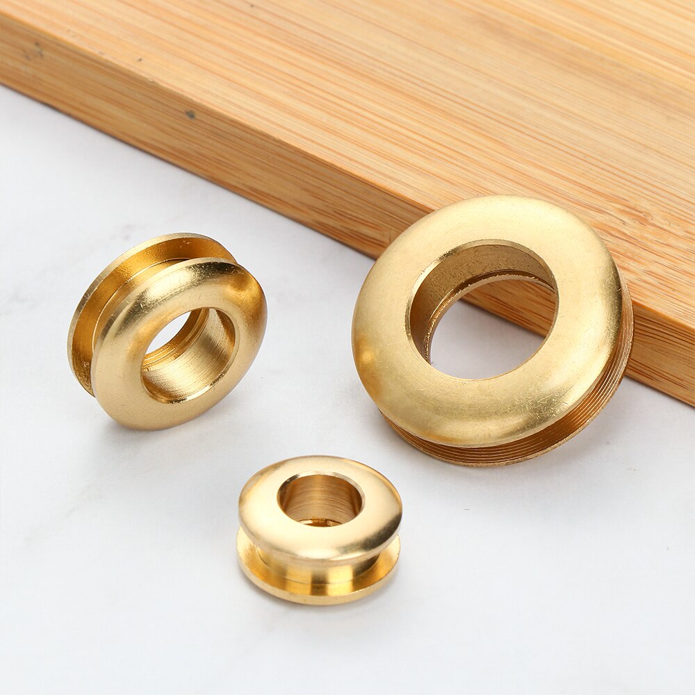 Œillets à vis en laiton massif, 2 pièces, œillets arrière avec œillets de rondelle, accessoire artisanal en cuir pour sac, vêtement, chaussure, vêtements, Jeans, décor de bricolage